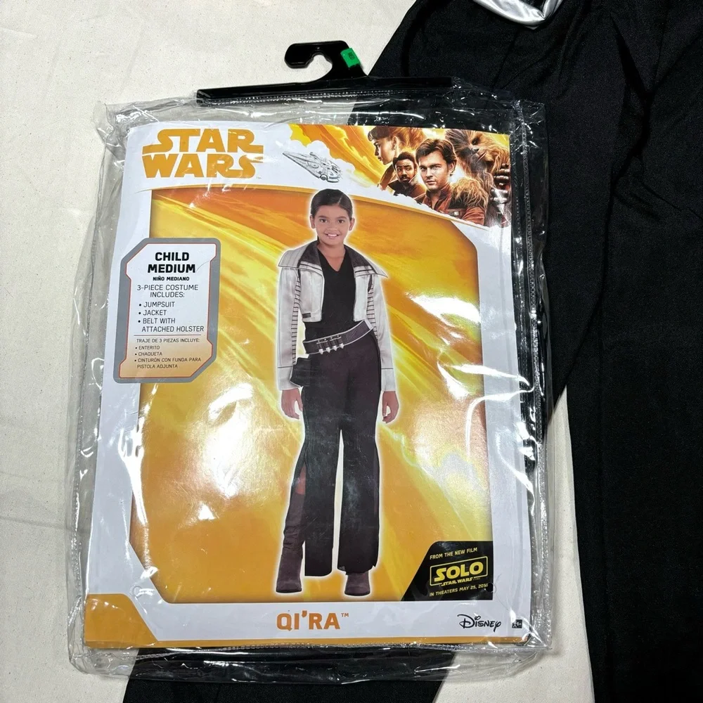 Disney Star Wars Qi’ra Costume Solo Girls Medium 8-10 NIP Official Lucasfilm